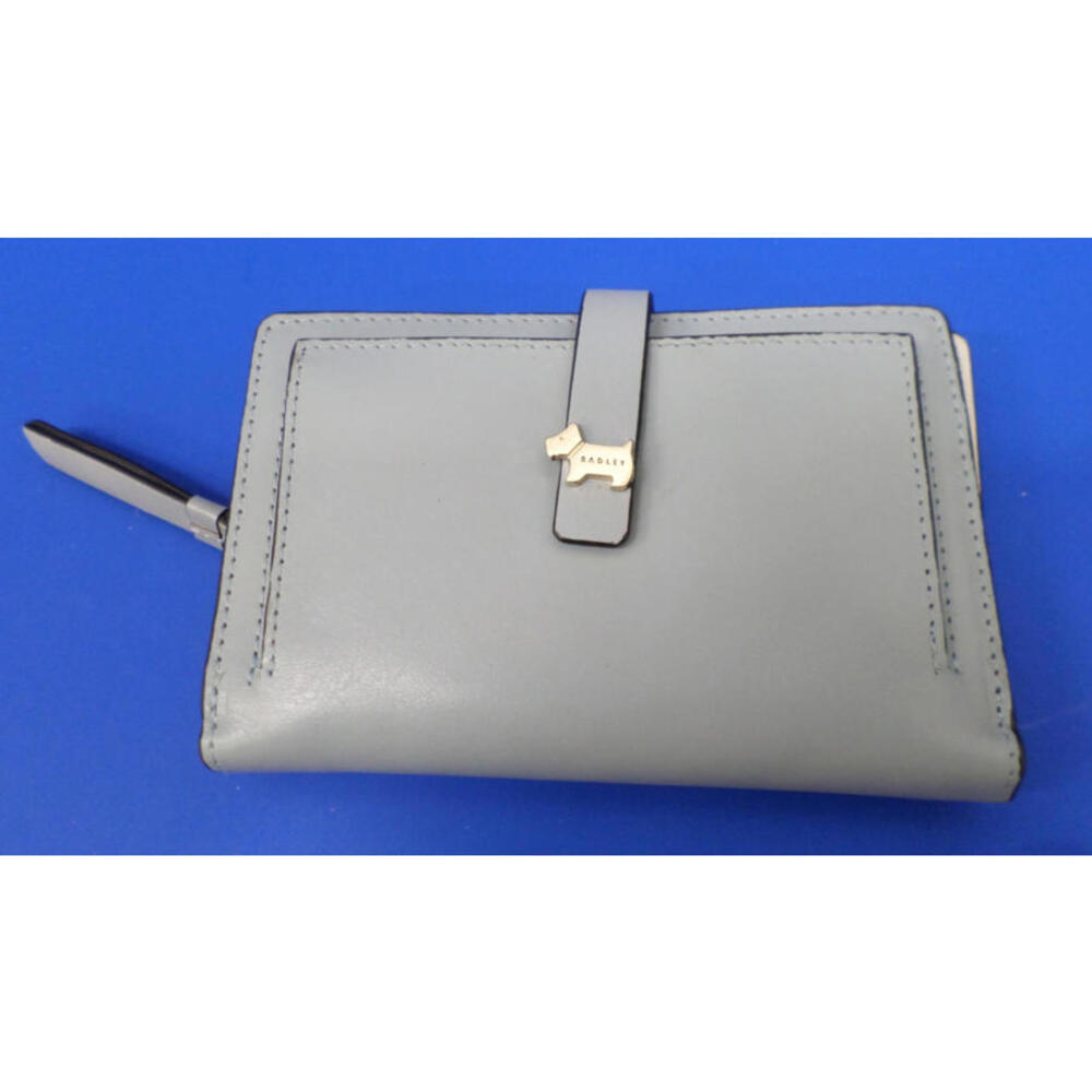 Radley London NEWICK Bifold Leather Wallet Light Blue YAY! for today GREAT!